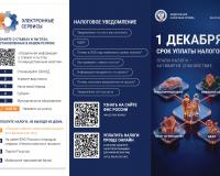 1 декабря — срок уплаты имущественных налогов