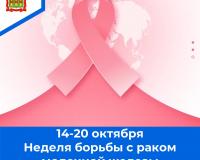 Неделя борьбы с раком молочной железы  (в честь месяца борьбы с раком молочной железы